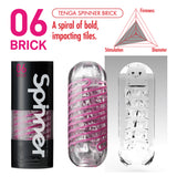 Tenga 06 Brick Spinner Masturbator - Eroticon Ltd