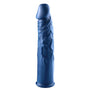 1 Inch Length Extender Penis Sleeve 7.5 inches Blue - Eroticon Ltd