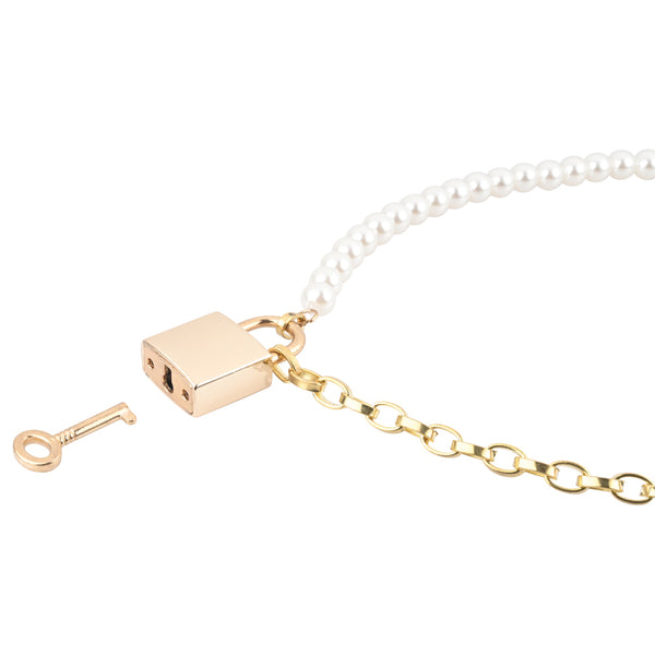 Sex and Mischief Pearl Day Collar - Eroticon Ltd