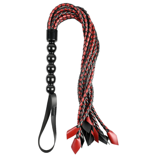 Sportsheets Saffron Braided Flogger - Eroticon Ltd