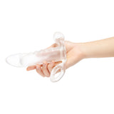 Size Up Clear Penis Vibrating 2 Inch Extender - Eroticon Ltd