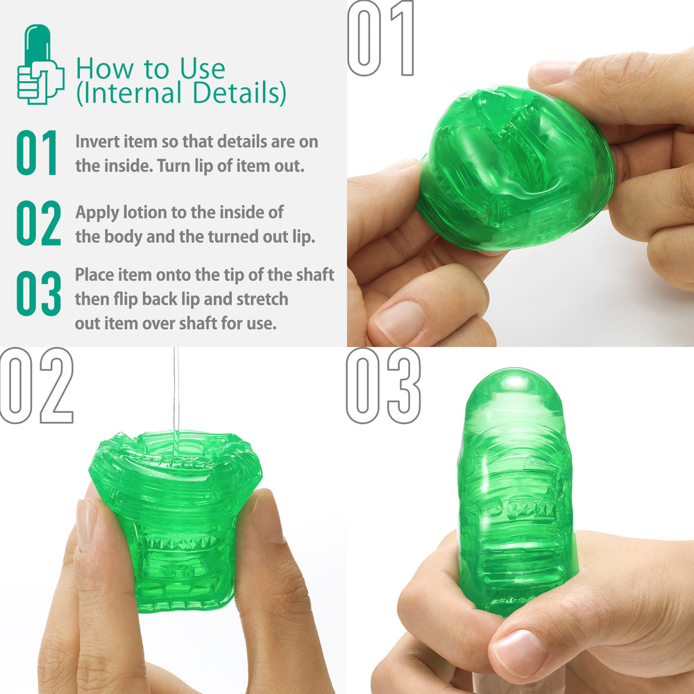 Tenga UNI Emerald Sleeve Masturbator - Eroticon Ltd