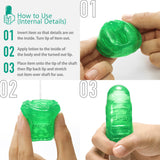 Tenga UNI Emerald Sleeve Masturbator - Eroticon Ltd