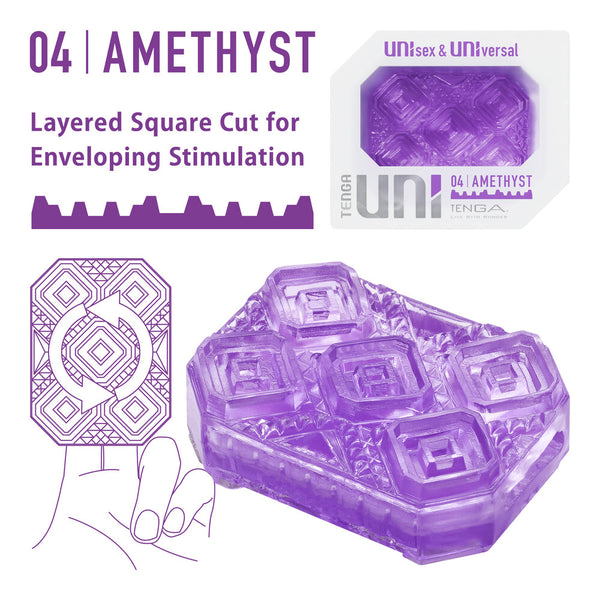 Tenga UNI Amethyst Sleeve Masturbator - Eroticon Ltd