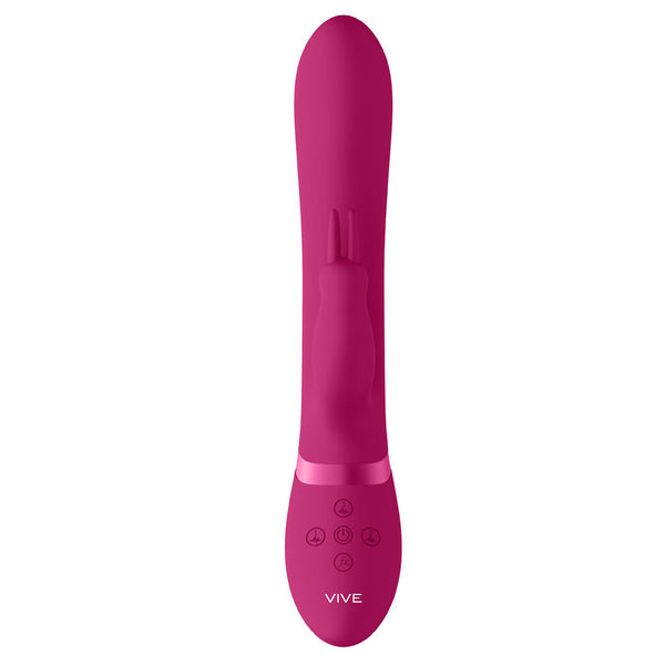 Vive Amoris Pink Rabbit Vibrator With Stimulating Beads - Eroticon Ltd