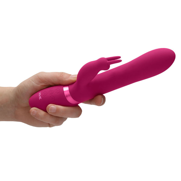 Vive Amoris Pink Rabbit Vibrator With Stimulating Beads - Eroticon Ltd