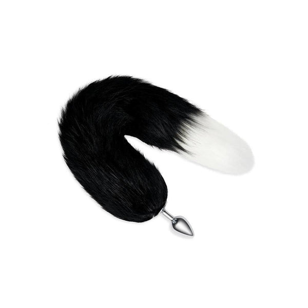 Furry Tales Black Foxtail Butt Plug - Eroticon Ltd