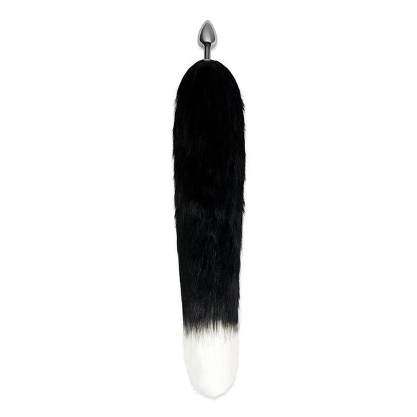 Furry Tales Black Foxtail Butt Plug - Eroticon Ltd