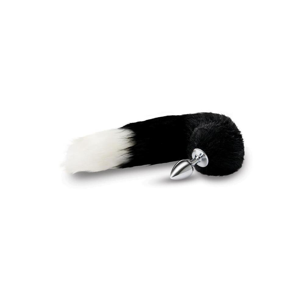 Furry Tales Black Foxtail Butt Plug - Eroticon Ltd