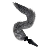 Furry Tales Grey Foxtail Butt Plug - Eroticon Ltd
