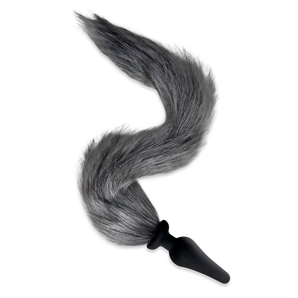 Furry Tales Grey Foxtail Butt Plug - Eroticon Ltd
