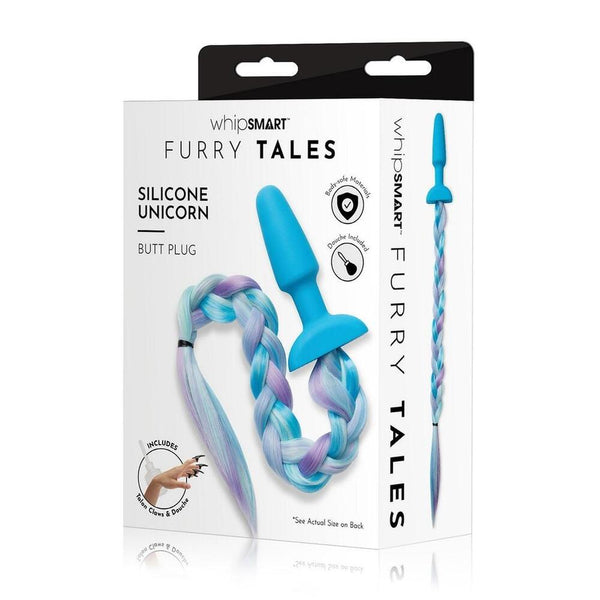 Furry Tales Silicone Unicorn Tail Butt Plug - Eroticon Ltd