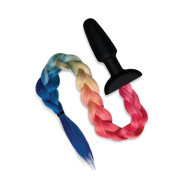 Furry Tales Rainbow Tail Butt Plug - Eroticon Ltd