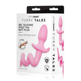 Furry Tales Silicone Piggy Tail Butt Plug - Eroticon Ltd