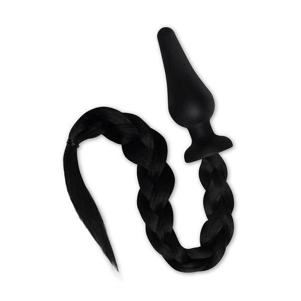 Furry Tales Black Pony Play Butt Plug - Eroticon Ltd
