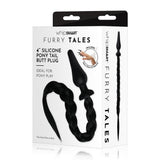 Furry Tales Black Pony Play Butt Plug - Eroticon Ltd