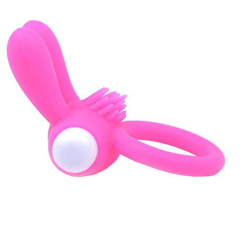Cockring With Rabbit Ears Pink - Eroticon Ltd