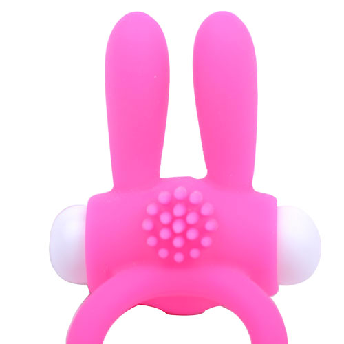 Cockring With Rabbit Ears Pink - Eroticon Ltd