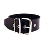 Rouge Garments 50mm Plain Black Leather Collar - Eroticon Ltd
