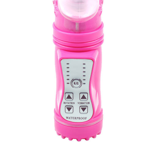 Pink Rabbit Vibrator With Thrusting Motion - Eroticon Ltd