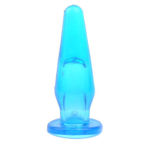 Mini Butt Plug With Finger Hole Blue - Eroticon Ltd