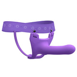 Zoro Silicone Strap on System With Waistbands Purple 5.5 Inch - Eroticon Ltd