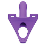 Zoro Silicone Strap on System With Waistbands Purple 5.5 Inch - Eroticon Ltd