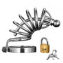 Asylum 6 Ring Locking Chastity Cage - Eroticon Ltd