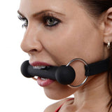 Mr. Ed Lockable Silicone Horse Bit Gag - Eroticon Ltd
