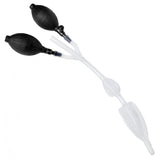 Clean Stream Silicone Inflatable Double Bulb Enema System - Eroticon Ltd
