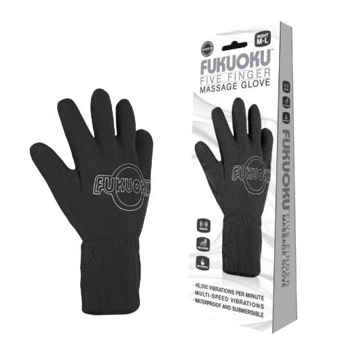 Fukuoku Vibrating Five Finger Massage Glove Right Hand - Eroticon Ltd