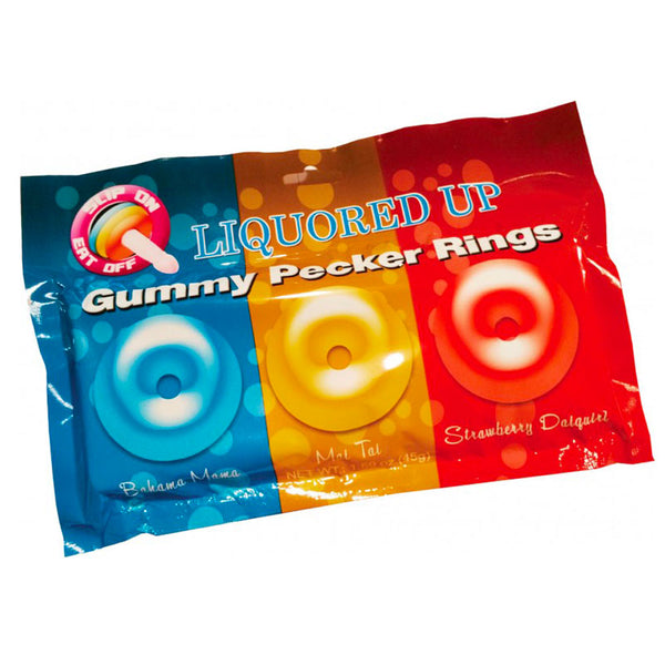 Liquored Up Gummy Pecker Cock Rings - Eroticon Ltd