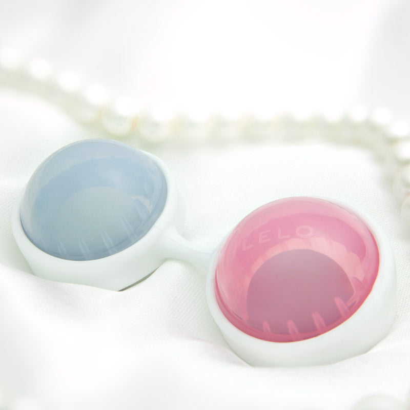Lelo Luna Beads Mini Pink And Blue - Eroticon Ltd