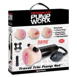 Pump Worx Travel Trio Set Masturbator - Eroticon Ltd