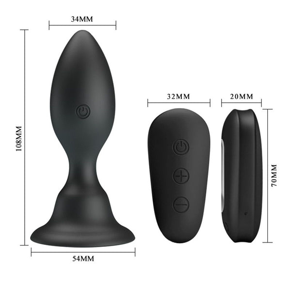 Mr Play Vibrating Anal Plug - Eroticon Ltd