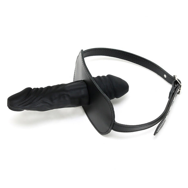 Leather Penis Gag And Dildo - Eroticon Ltd