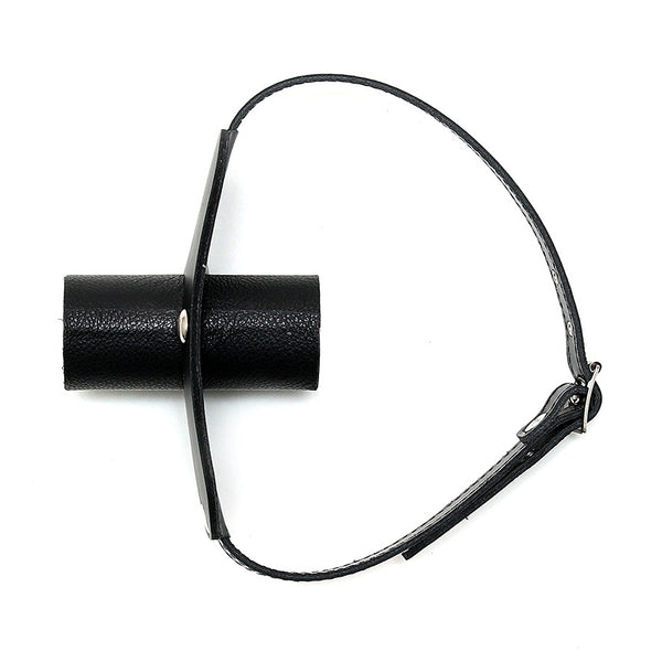 Leather Gag With Urine Tube - Eroticon Ltd