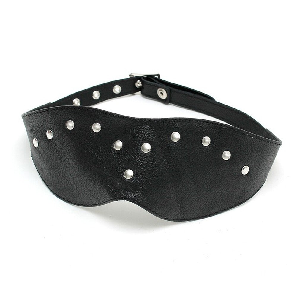 Leather Blindfold Mask - Eroticon Ltd