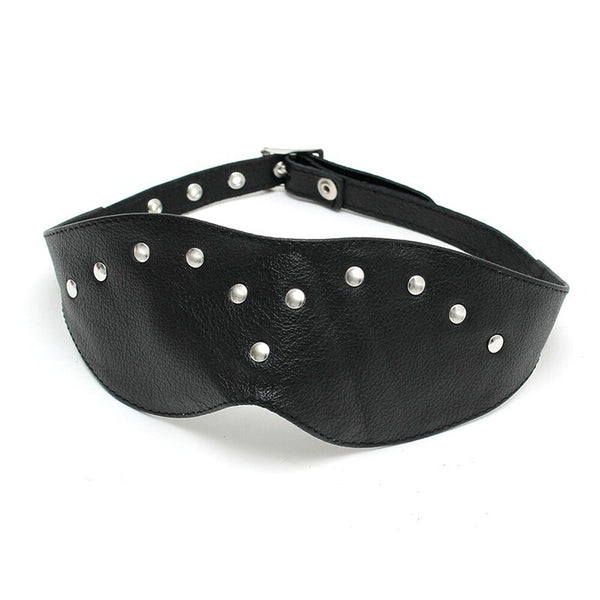Leather Blindfold Mask - Eroticon Ltd