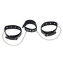 Leather Neck And Leg Chain Cuffs - Eroticon Ltd
