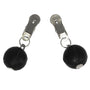 Nipple Clamps With Round Black Weights - Eroticon Ltd
