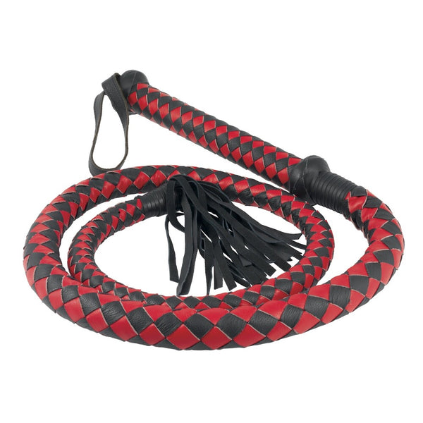 Long Arabian Whip Red And Black - Eroticon Ltd