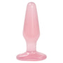 Crystal Jellies Medium Butt Plug Pink