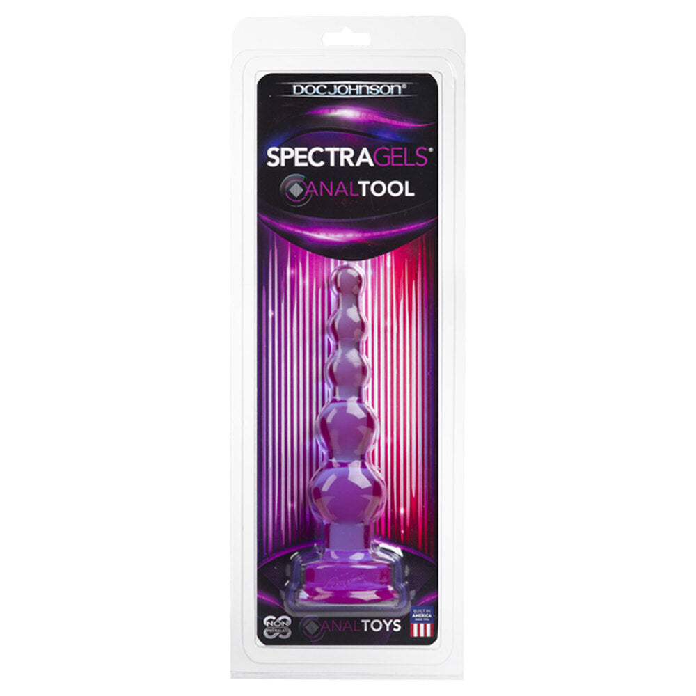 Spectragels Anal Probe Tool Purple - Eroticon Ltd