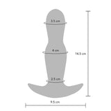 ToyJoy Buttocks The Stout Inflatable and Vibrating Buttplug - Eroticon Ltd