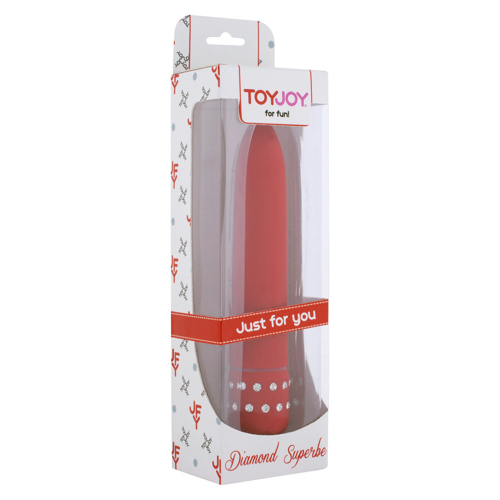 ToyJoy Diamond Red Superbe Mini Vibrator - Eroticon Ltd