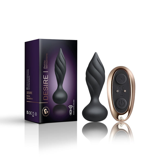 Rocks Off Petite Sensations Desire Butt Plug Black - Eroticon Ltd