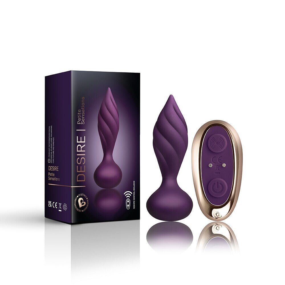 Rocks Off Petite Sensations Desire Butt Plug Purple - Eroticon Ltd