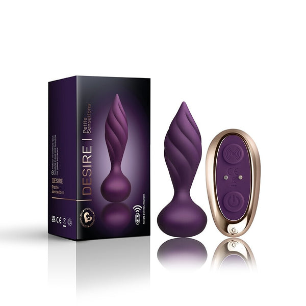 Rocks Off Petite Sensations Desire Butt Plug Purple - Eroticon Ltd