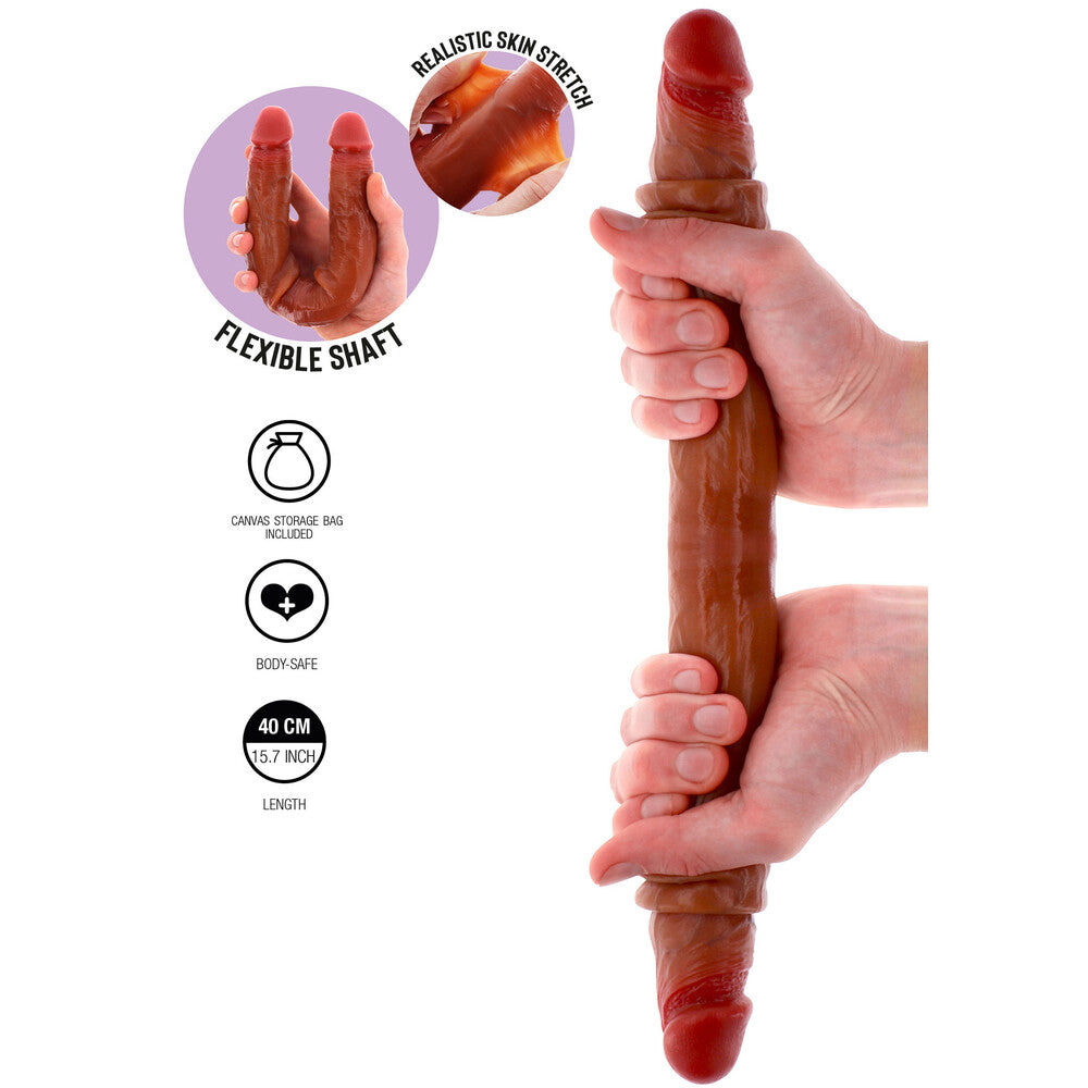 ToyJoy Silicone Foreskin Double Dong 15.7 Inches - Eroticon Ltd